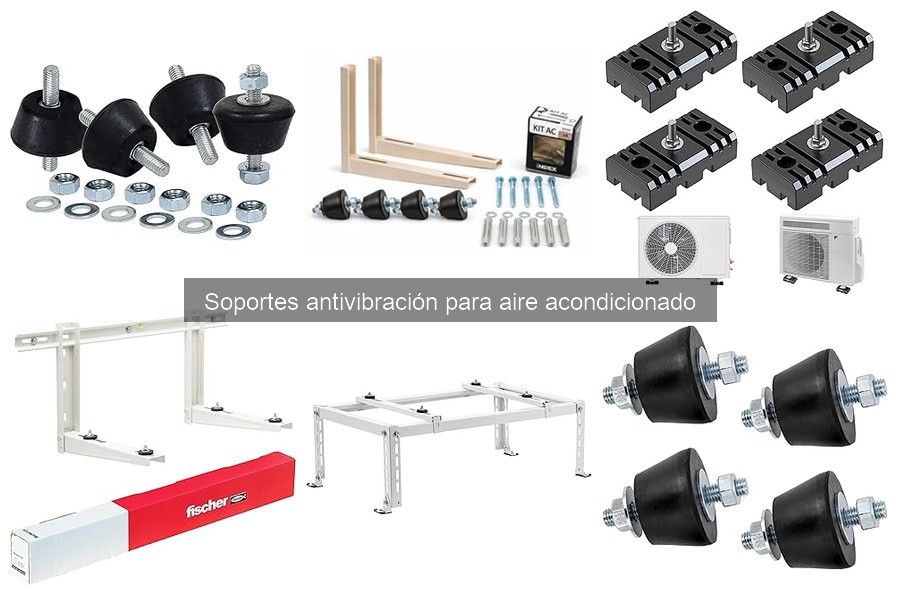 Problemas comunes con soportes antivibración de aire acondicionado