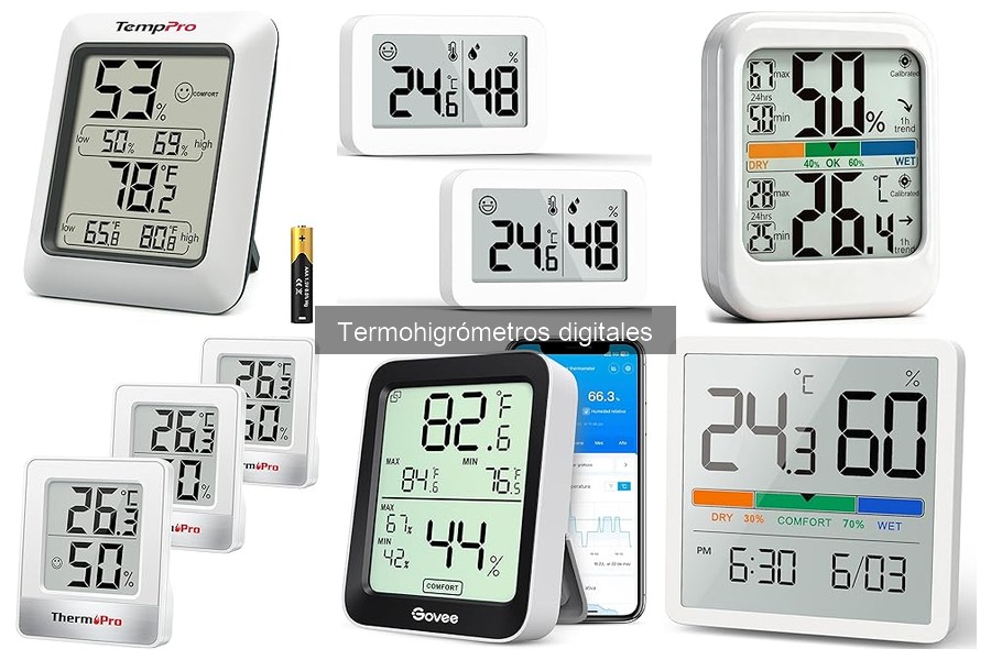 Problemas comunes con termohigrómetros digitales y soluciones