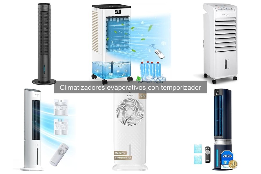 Problemas comunes de climatizadores evaporativos con temporizador
