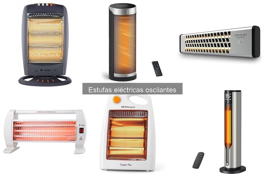 Problemas comunes en estufas eléctricas oscilantes y soluciones