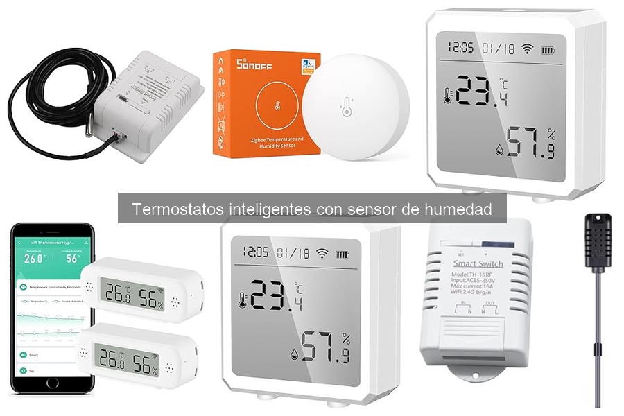 Problemas comunes en termostatos inteligentes con sensor de humedad