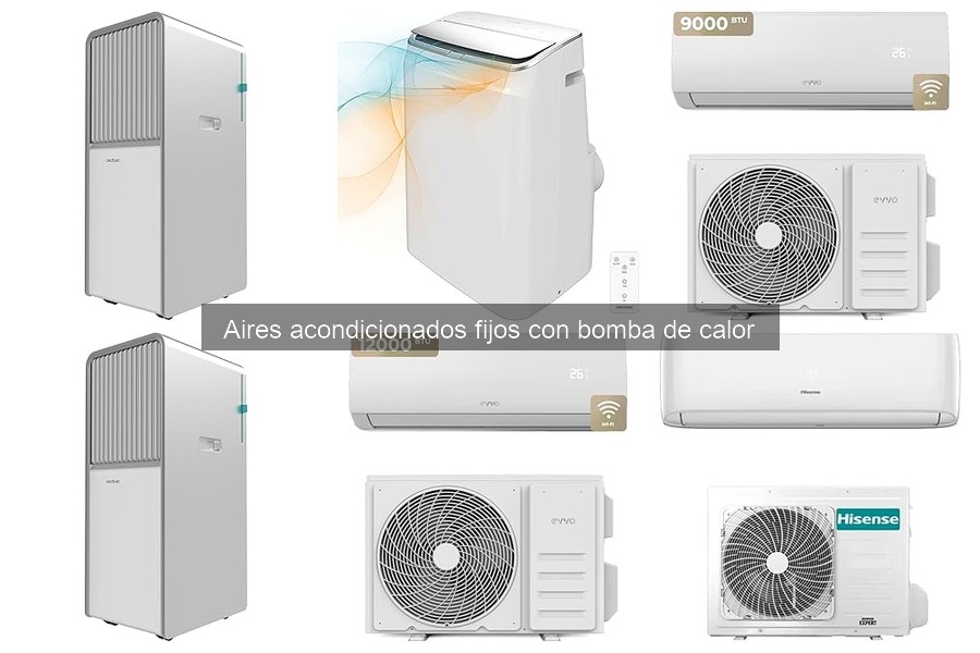 ¿Qué es un aire acondicionado fijo con bomba de calor?