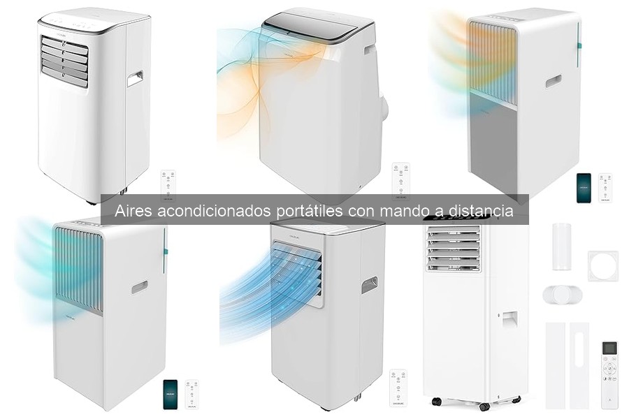 ¿Qué es un aire acondicionado portátil con mando a distancia?