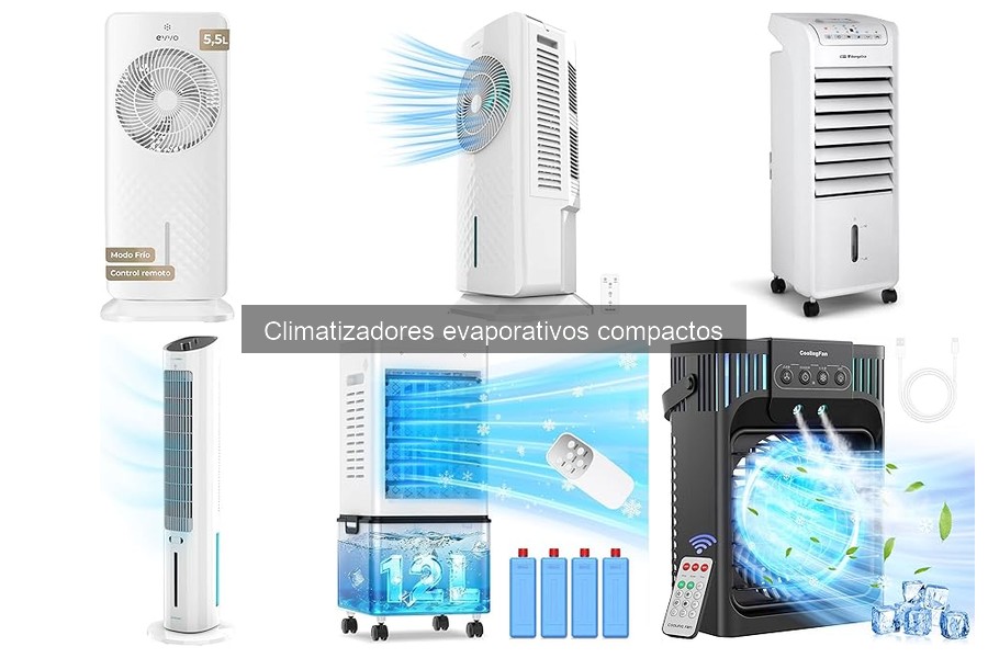 ¿Qué es un climatizador evaporativo compacto y cómo funciona?