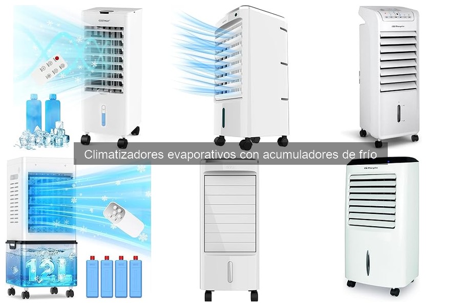 ¿Qué es un climatizador evaporativo con acumuladores de frío?