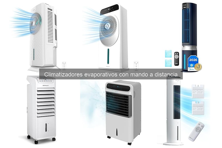 ¿Qué es un climatizador evaporativo con mando a distancia?