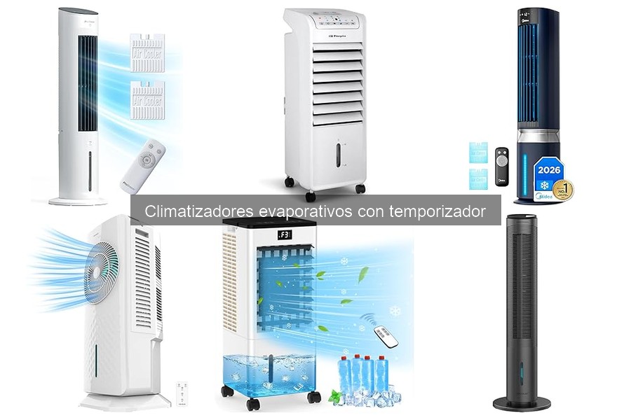 ¿Qué es un climatizador evaporativo con temporizador?