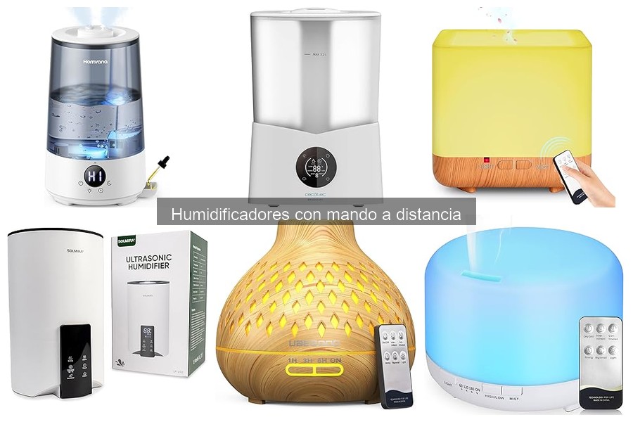 ¿Qué es un humidificador con mando a distancia?