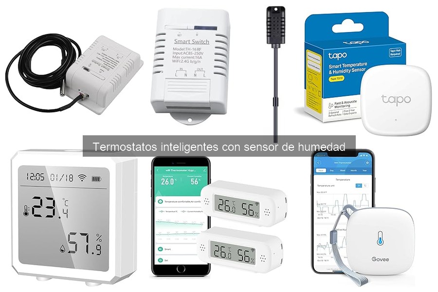 ¿Qué es un termostato inteligente con sensor de humedad?