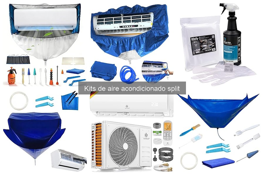 ¿Qué incluye un kit de aire acondicionado split típico?