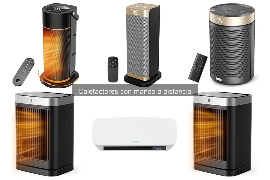 ¿Qué potencia elegir para un calefactor con mando a distancia?