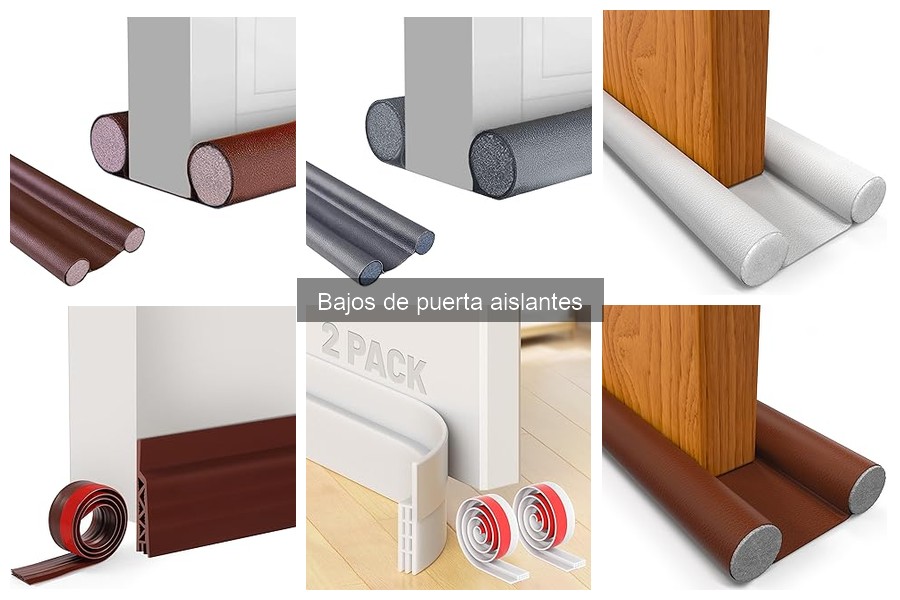 Qué son los bajos de puerta aislantes: características y funciones