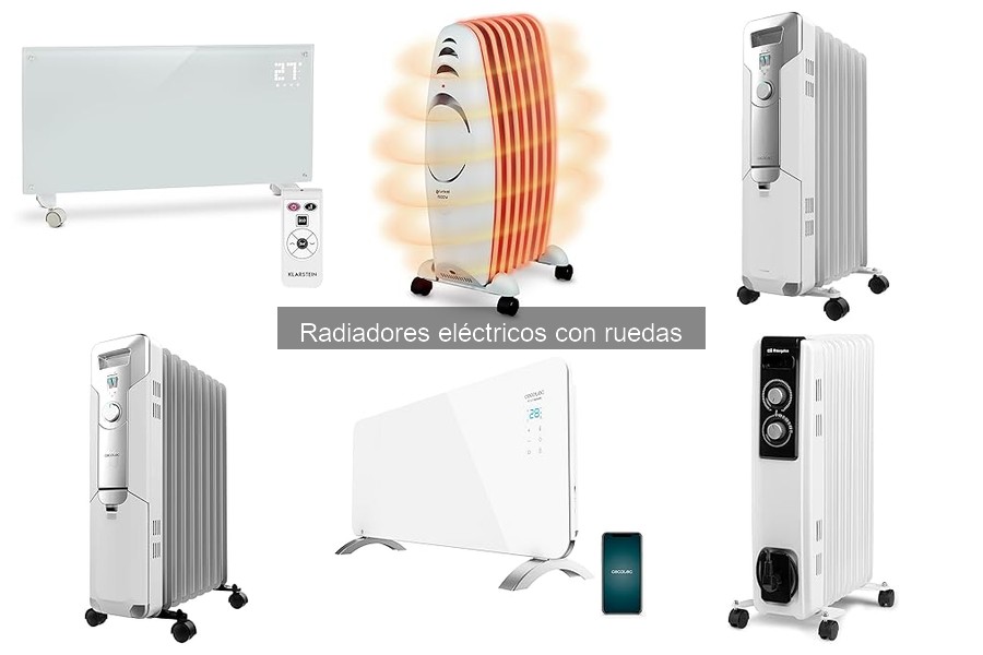 ¿Qué son los radiadores eléctricos con ruedas?