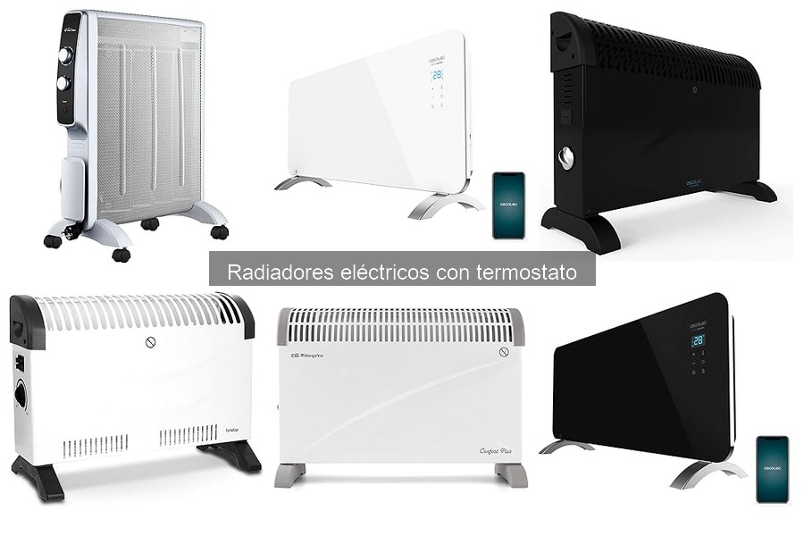 ¿Qué son los radiadores eléctricos con termostato?