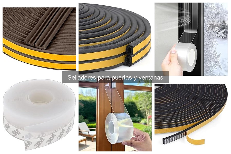 ¿Qué son los selladores para puertas y ventanas?