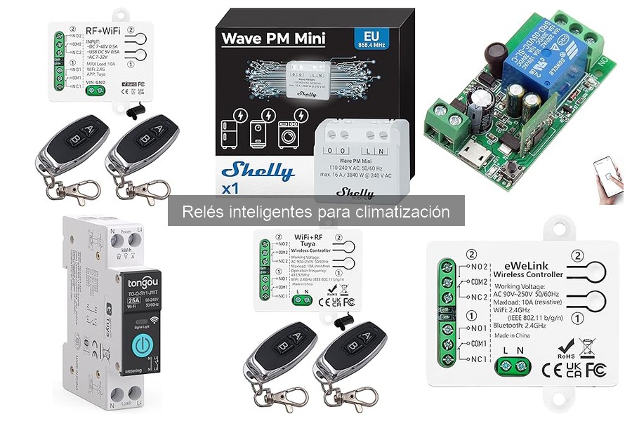 Relés inteligentes para climatización compatibles con asistentes de voz