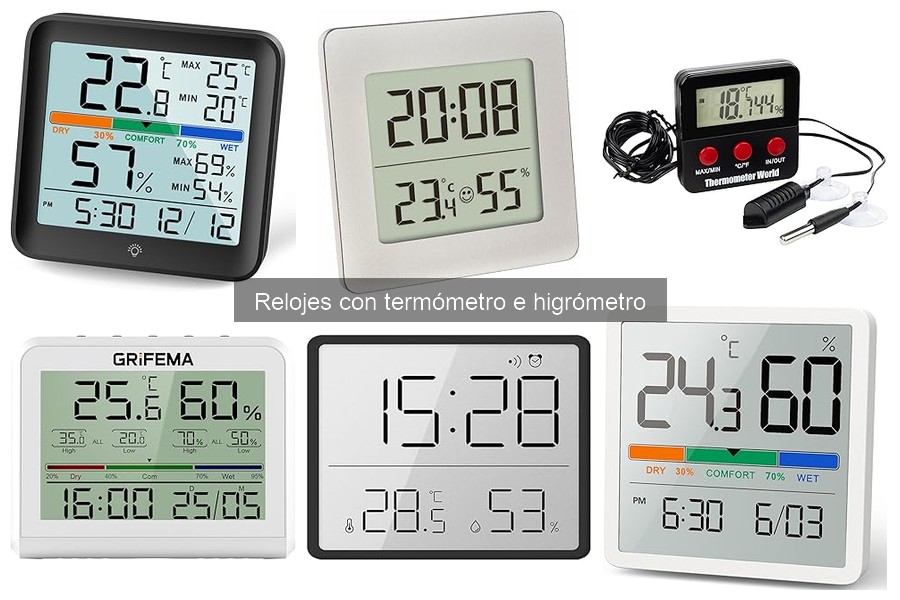 Reseñas de Relojes con Termómetro e Higrómetro: Mejores Modelos