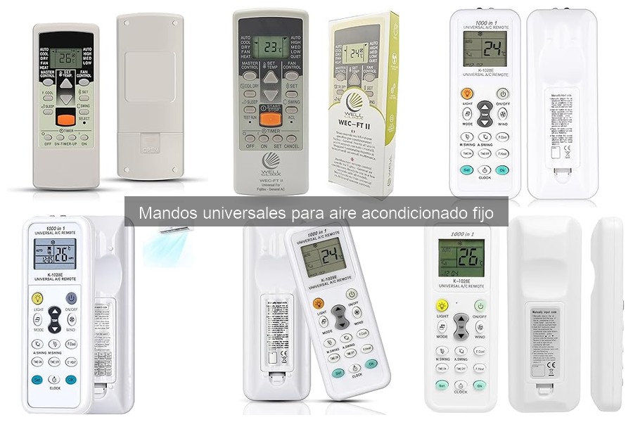 Soluciones si el mando universal de aire acondicionado no funciona