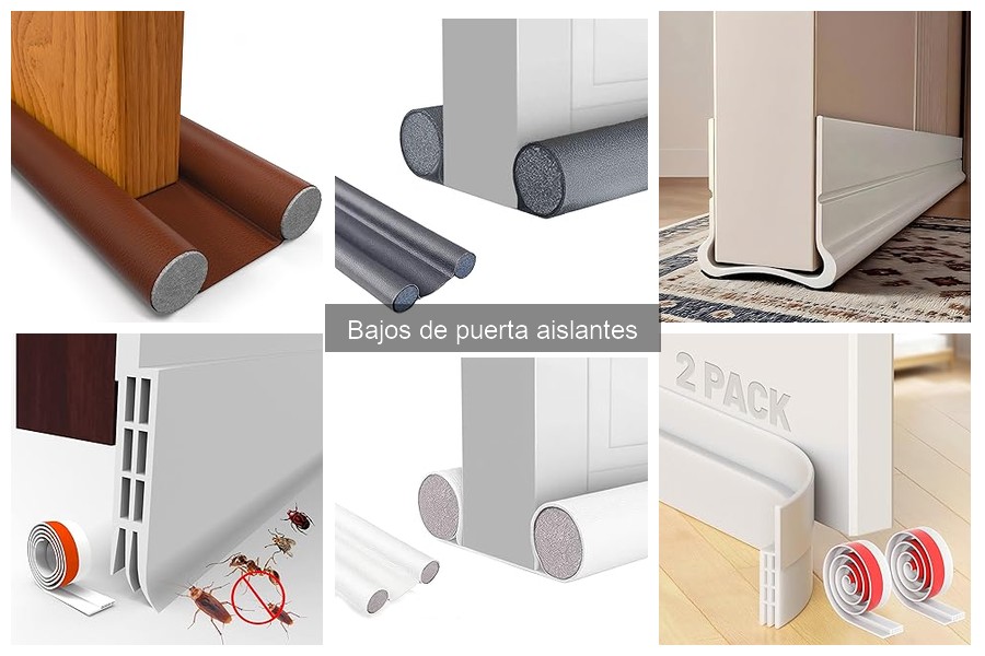 ¿Son reciclables los bajos de puerta aislantes?