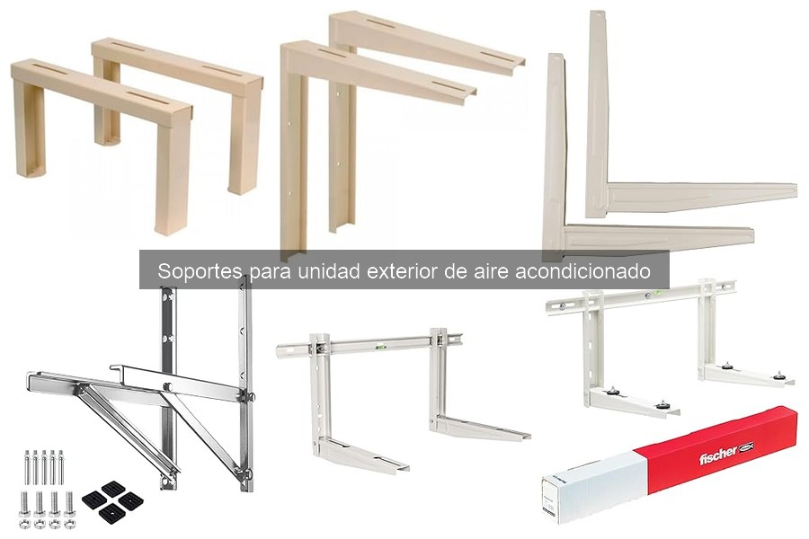 Soportes para unidad exterior de aire acondicionado: ¿Qué son?