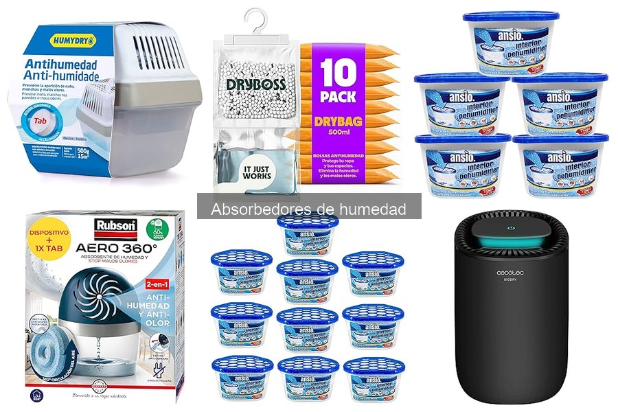Tipos de absorbedores de humedad: guía completa para tu hogar