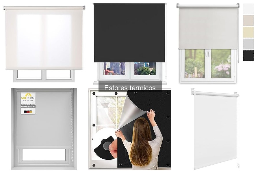 Tipos de estores térmicos: funcionalidades y aplicaciones