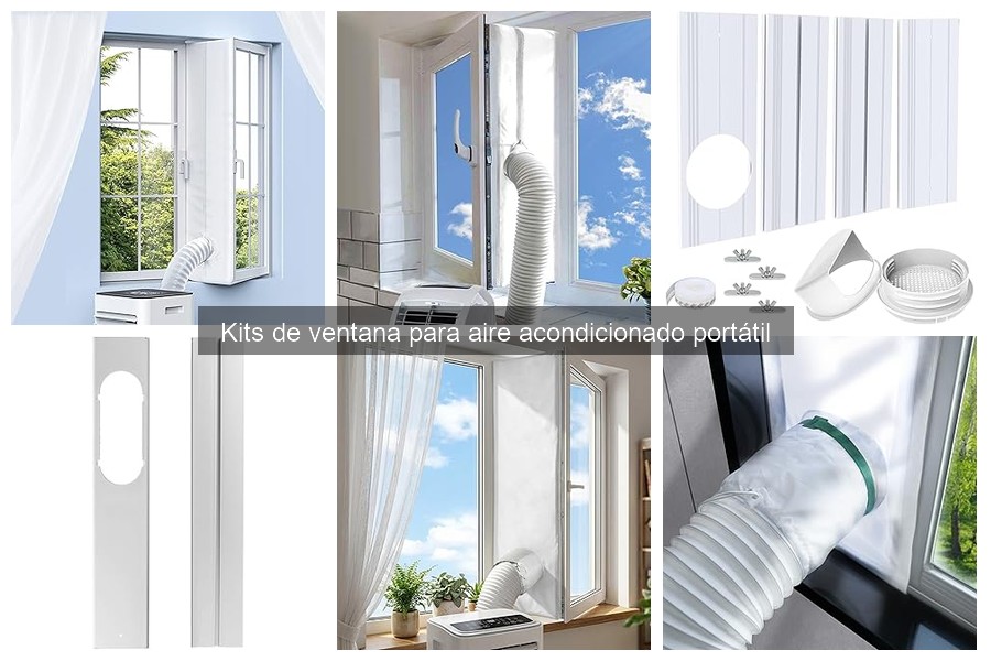 Tipos de kits de ventana para aire acondicionado portátil