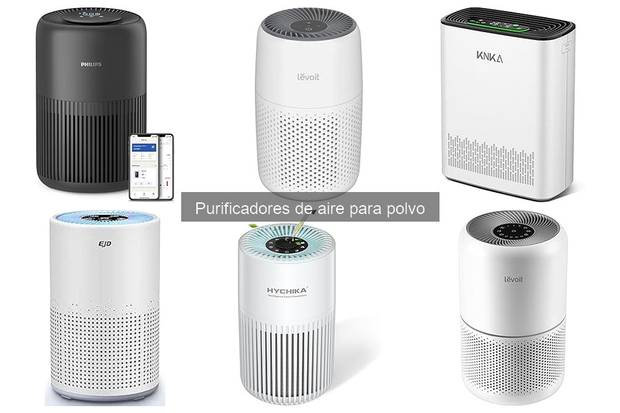 Tipos de purificadores de aire para combatir el polvo