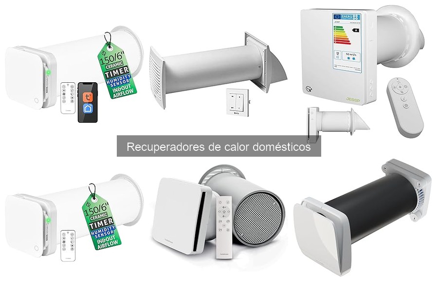 Tipos de recuperadores de calor: diferencias y aplicaciones