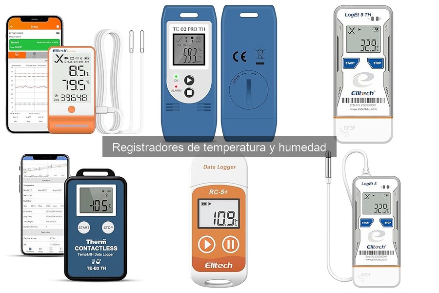 Tipos de registradores de temperatura y humedad: guía completa