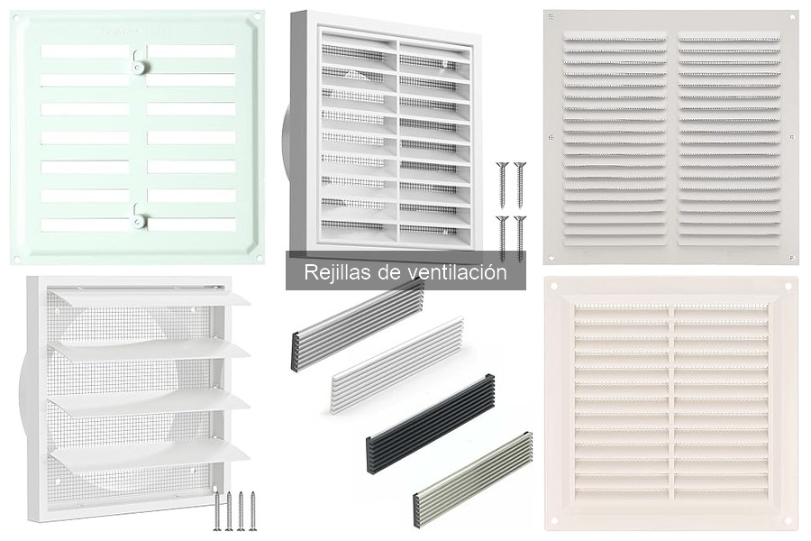 Tipos de rejillas de ventilación: diferencias y características