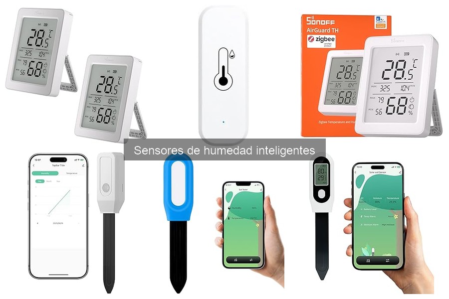 Tipos de sensores de humedad inteligentes para tu hogar
