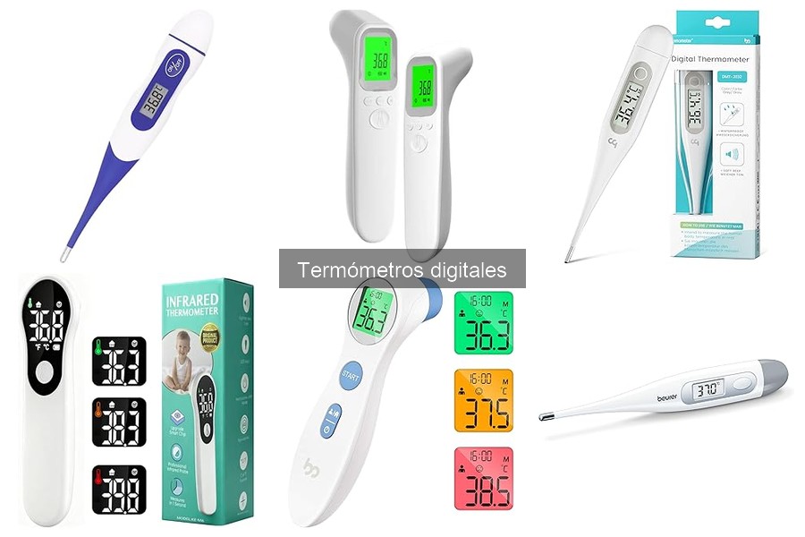 Tipos de termómetros digitales: características y guías