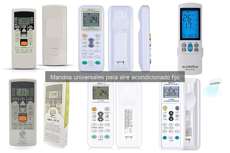 Todo sobre el mando universal para aire acondicionado