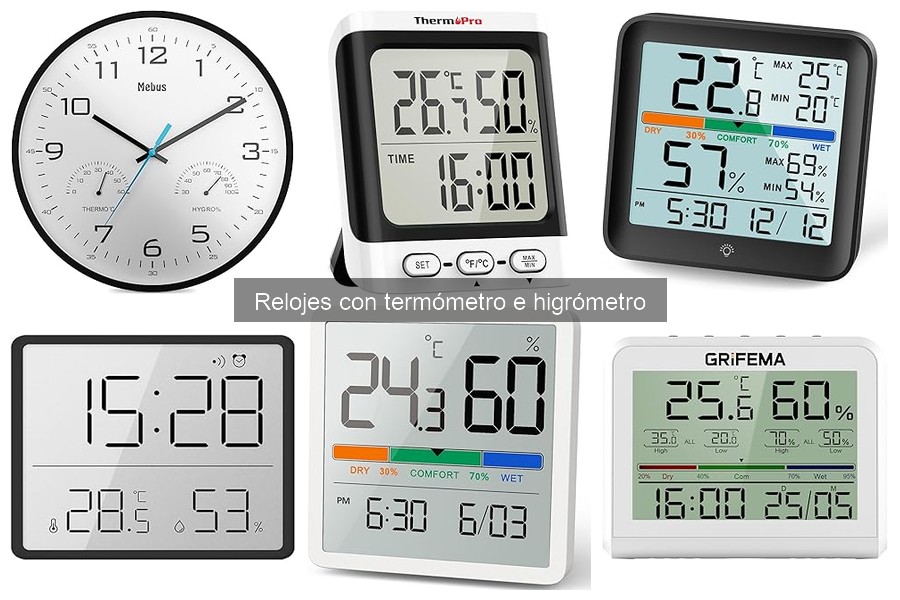 Ventajas de usar un reloj con termómetro e higrómetro