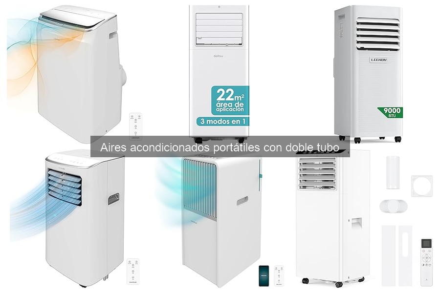 Ventajas y desventajas de aires acondicionados portátiles de doble tubo