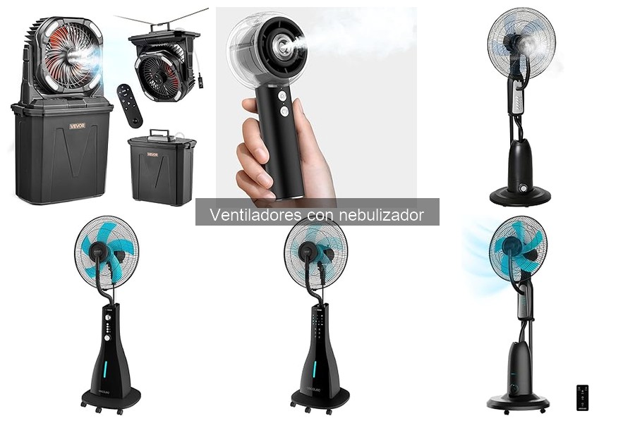 ¿Ventiladores con nebulizador consumen mucha electricidad?